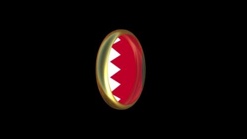 Videohive - Bahrain Flag Animation - 47506886 - 47506886