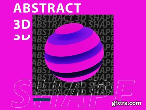 ABSTRACT 3D SHAPE Ui8.net