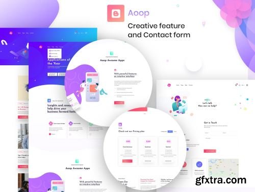 Aoop - SaaS & App Landing HTML Template Ui8.net