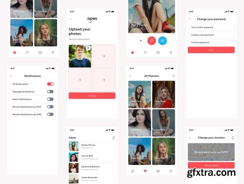 Apes Dating App UI Kit Ui8.net