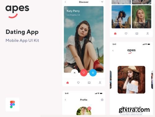 Apes Dating App UI Kit Ui8.net