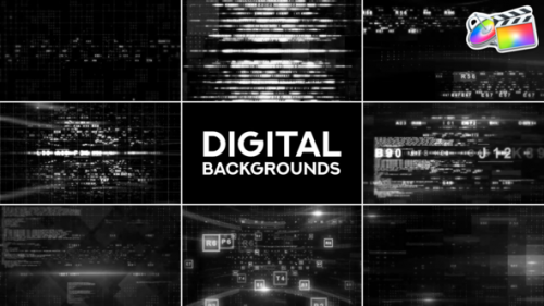 Videohive - Collection Of Digital Backgrounds for FCPX - 47517712 - 47517712