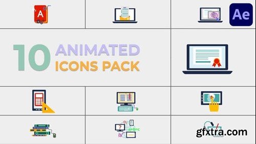 Videohive Education Icons Pack for After Effects 47548054