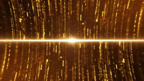 Videohive - Elegant Gold Particles Background - 47526571 - 47526571