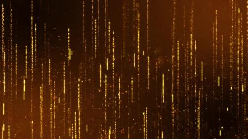 Videohive - Elegant Gold Particles Background - 47526572 - 47526572