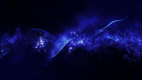 Videohive - Abstract Particles Background 4K - 47526597 - 47526597