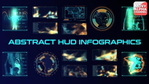 Videohive - Abstract HUD Infographics | Motion Graphics - 47530307 - 47530307