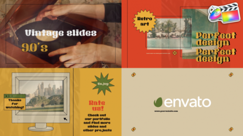 Videohive - Vintage Retro Slides | FCPX - 47532350 - 47532350