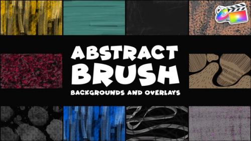 Videohive - Abstract Brush Backgrounds And Overlays | FCPX - 47533327 - 47533327