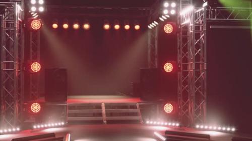 Videohive - Free Stage with Lights From Lighting Devices - 47558139 - 47558139