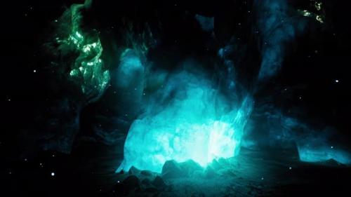 Videohive - Entrance of an Ice Cave Inside Glacier in Southern Iceland - 47558878 - 47558878