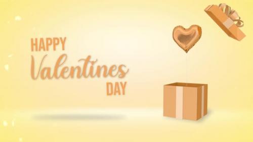 Videohive - Happy Valentines Day Yellow - 44811101 - 44811101