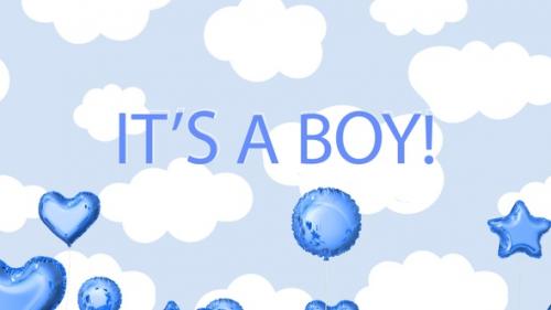 Videohive - Gender Reveal Video For Boys - 44820315 - 44820315