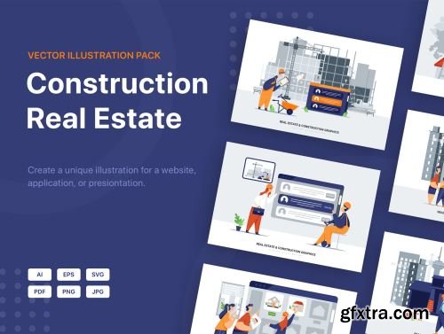 Aquarius - Real Estate & Construction Vector Scenes Ui8.net