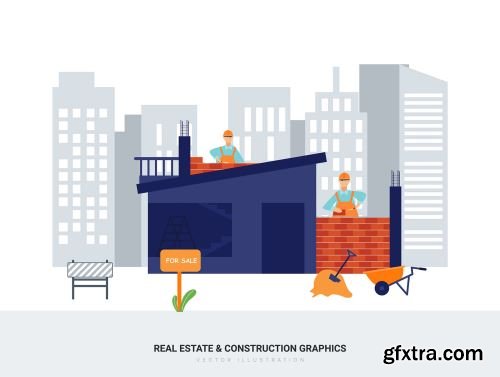 Aquarius - Real Estate & Construction Vector Scenes Ui8.net