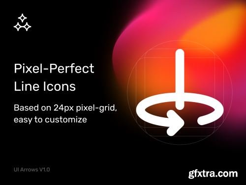 Arrows V1.0 — Pixel-Perfect Line Icons Ui8.net