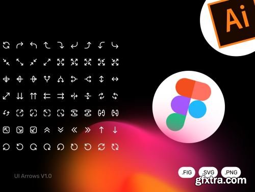 Arrows V1.0 — Pixel-Perfect Line Icons Ui8.net