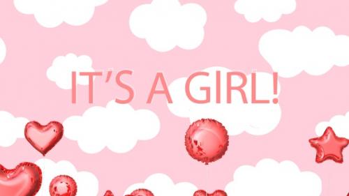 Videohive - Gender Reveal Video For Girls - 44820292 - 44820292