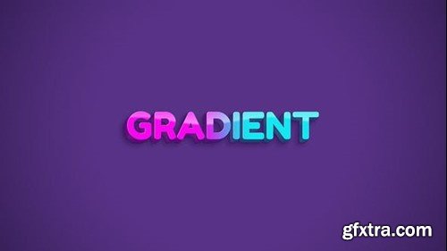 Videohive Gradient Typography 47548099