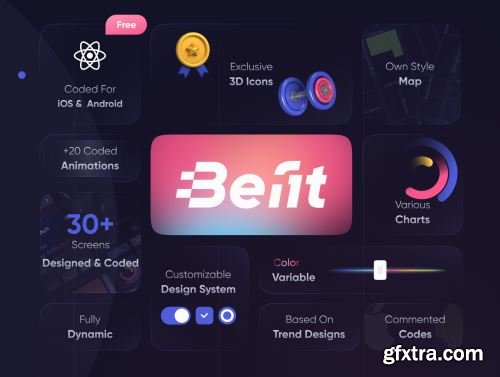 Befit Ui Kit + App Ui8.net