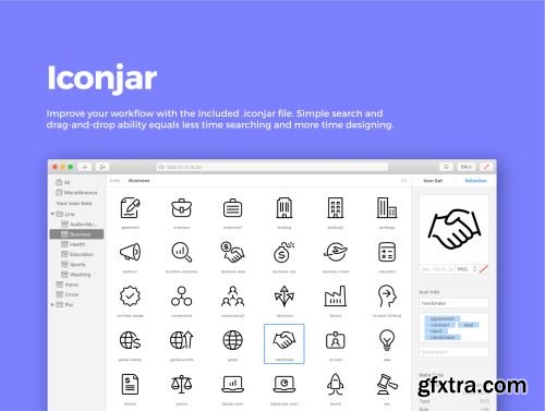 64 Business Icons Ui8.net