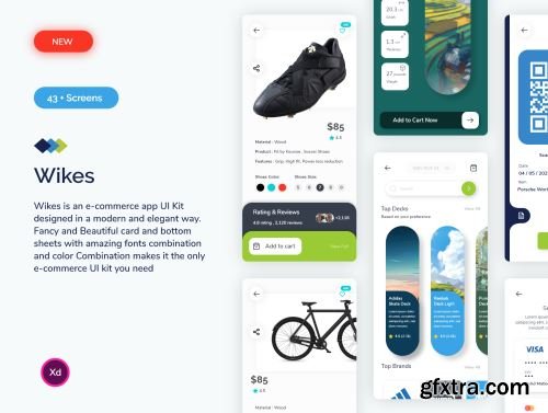 Wikes- Ecommerce App Ui Kit Ui8.net