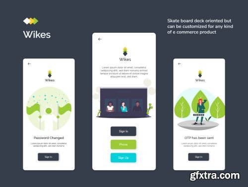 Wikes- Ecommerce App Ui Kit Ui8.net