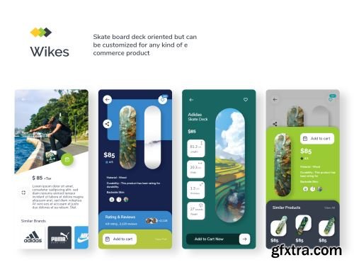 Wikes- Ecommerce App Ui Kit Ui8.net