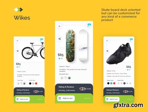 Wikes- Ecommerce App Ui Kit Ui8.net