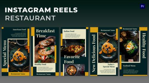 Videohive - Restaurant Instagram Reels Premiere Pro - 47528444 - 47528444