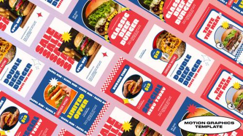 Videohive - Spake Burger Shop Instagram Reel | Mogrt - 47529982 - 47529982