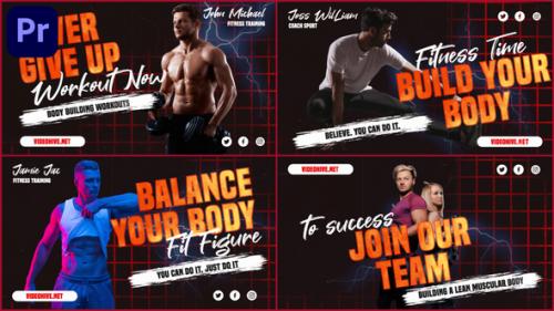 Videohive - Fitness Sport Intro | MOGRT - 47530030 - 47530030