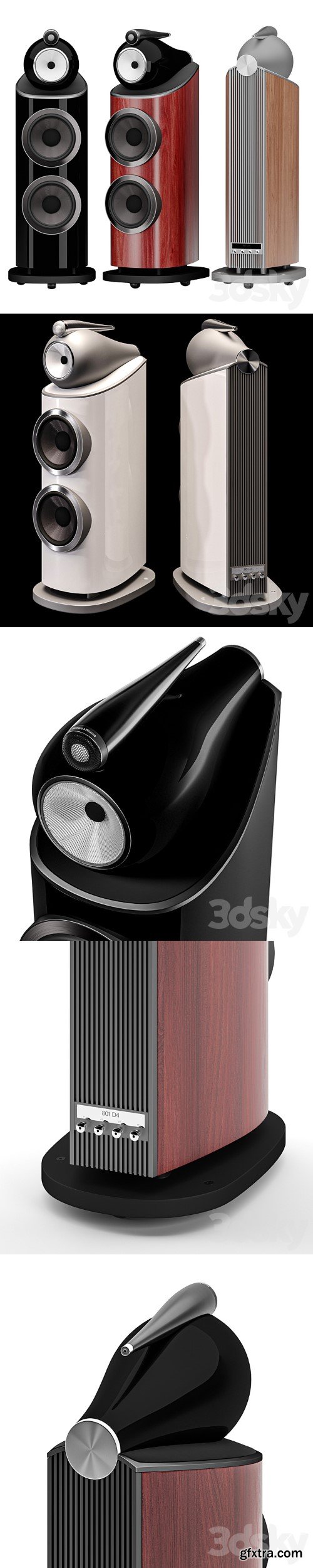 801 D4 Tower Speaker