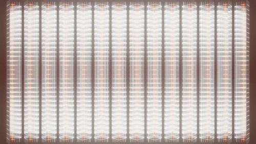 Videohive - Silver With Orange Blinds Background Vj Loop In 4K - 47537819 - 47537819