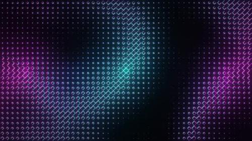 Videohive - Cyan And Pink Abstract Motion Glow Background Vj Loop In HD - 47537931 - 47537931