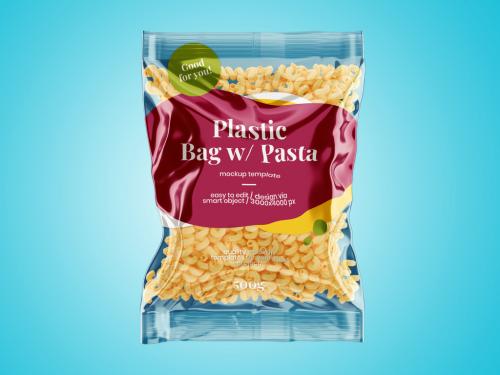 Transparent Pasta Bag Mockup 573495670