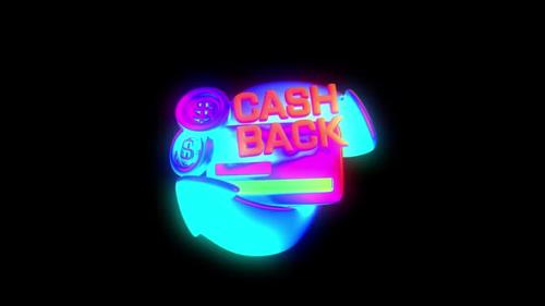 Videohive - Cash Back Psychedelic 3D Animation - 47548185 - 47548185