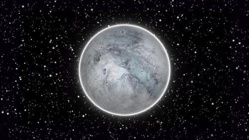 Videohive - Animation of planet ERIS seen from space. 2457 - 47555556 - 47555556