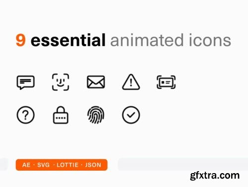 9 Essential Animated Icons Ui8.net