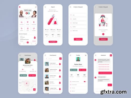 Blood Donor App Ui8.net