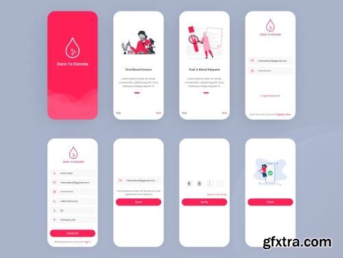 Blood Donor App Ui8.net