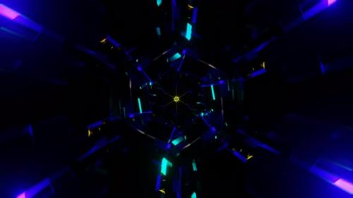 Videohive - Energetic VJ Loop Vibrant Neon Backdrop Flashing Rhythmically in a Hypnotic Display - 47559249 - 47559249