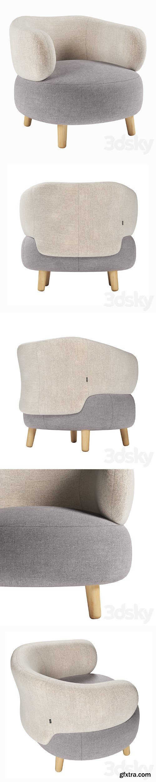 Armchair La Forma Luisa