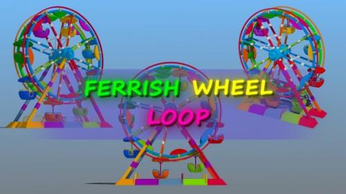 Videohive - Ferris Wheel Cartoon - 47564698 - 47564698