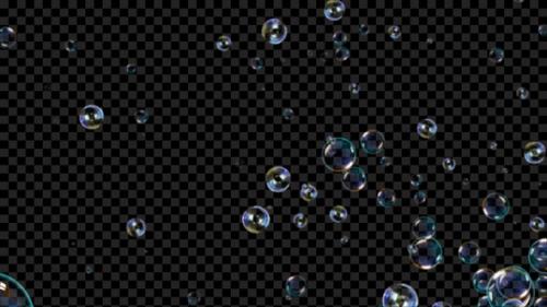 Videohive - Bubbles Rising Seamless Loop Alpha V7 - 47564786 - 47564786