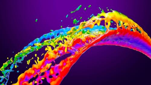 Videohive - Multicolor Paint Splash V2 - 47564992 - 47564992