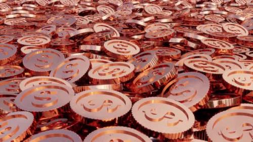 Videohive - Dollar Copper Coins Rotating Exposition - 47565071 - 47565071