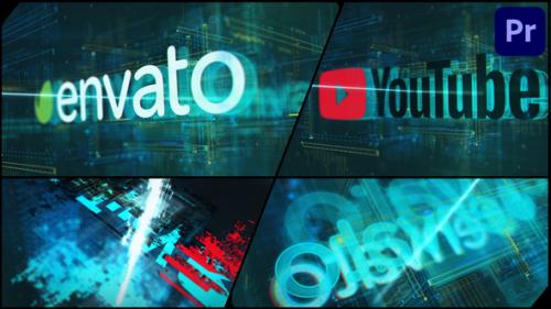 Videohive - High Tech Glitch Logo for Premiere Pro - 47495460 - 47495460