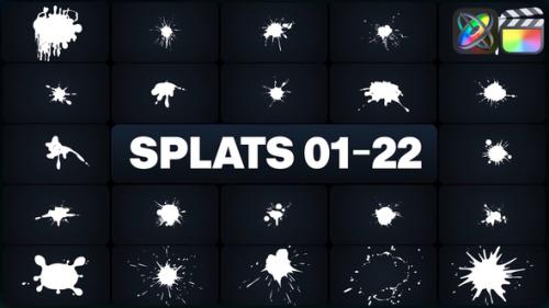 Videohive - Splats Elements for FCPX - 47495742 - 47495742