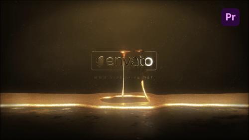 Videohive - Gold Liquid Logo - 47522587 - 47522587